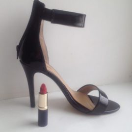 High heels and lipstick